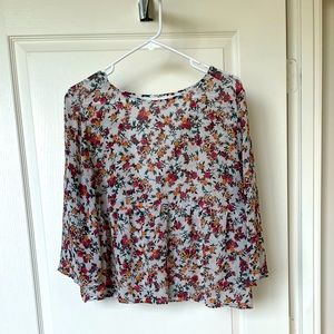 SOLD || Sheer floral top